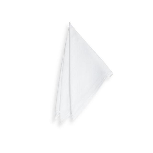 Basics Solid Napkins in White (Set of 4)