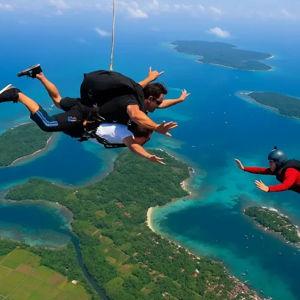 SKYDIVE in our honeymoon