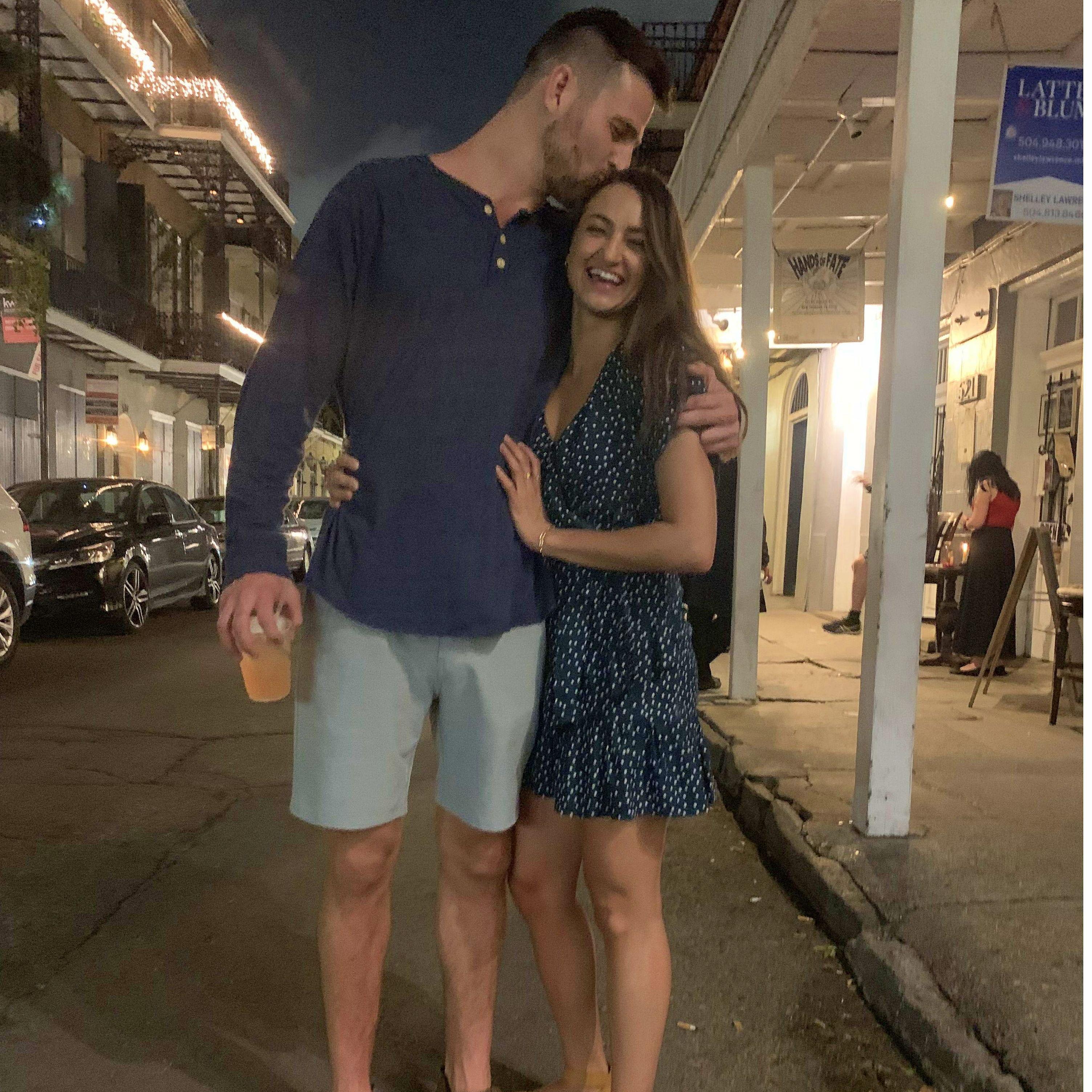 our NOLA trip when he first said I love you