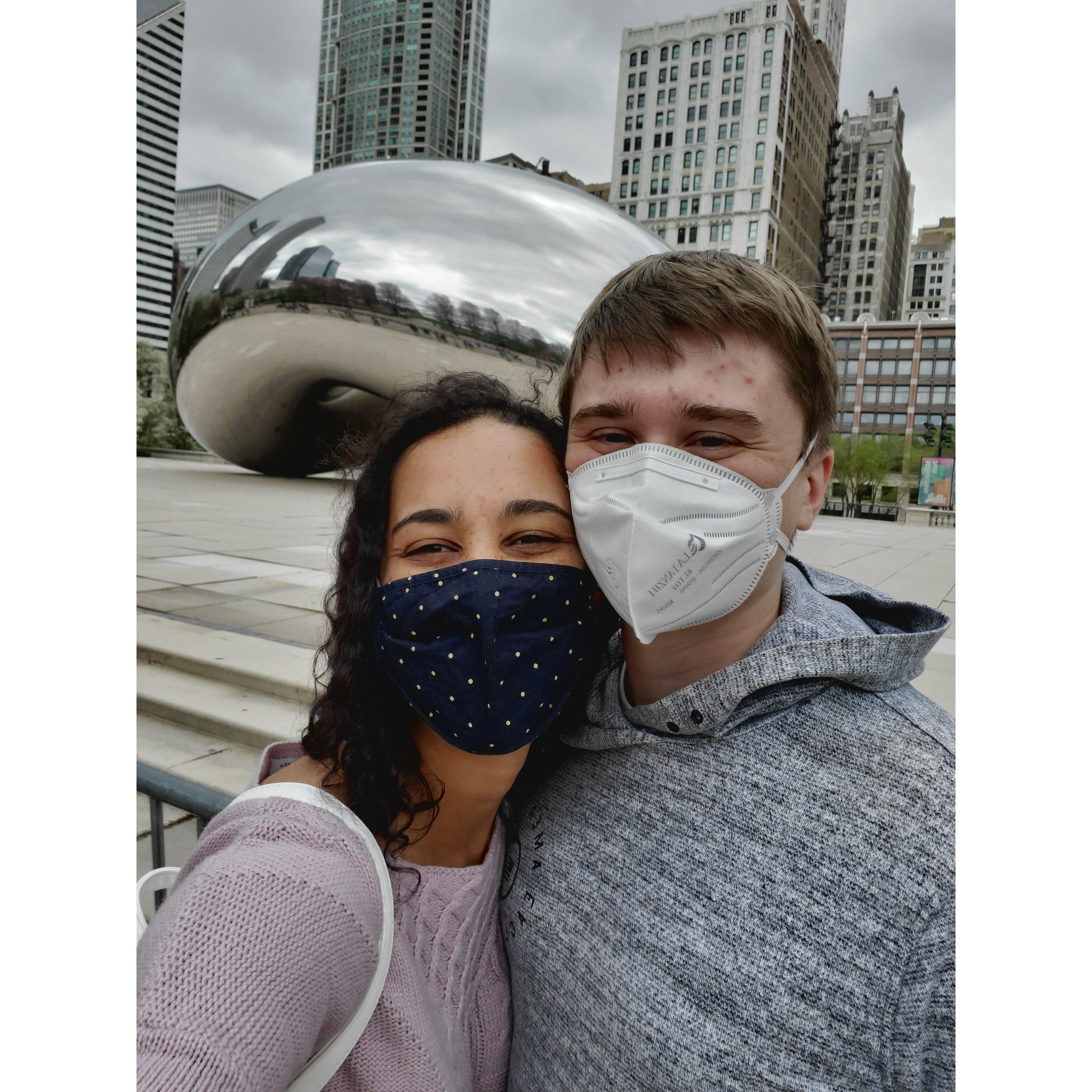 Visiting the bean in Chicago