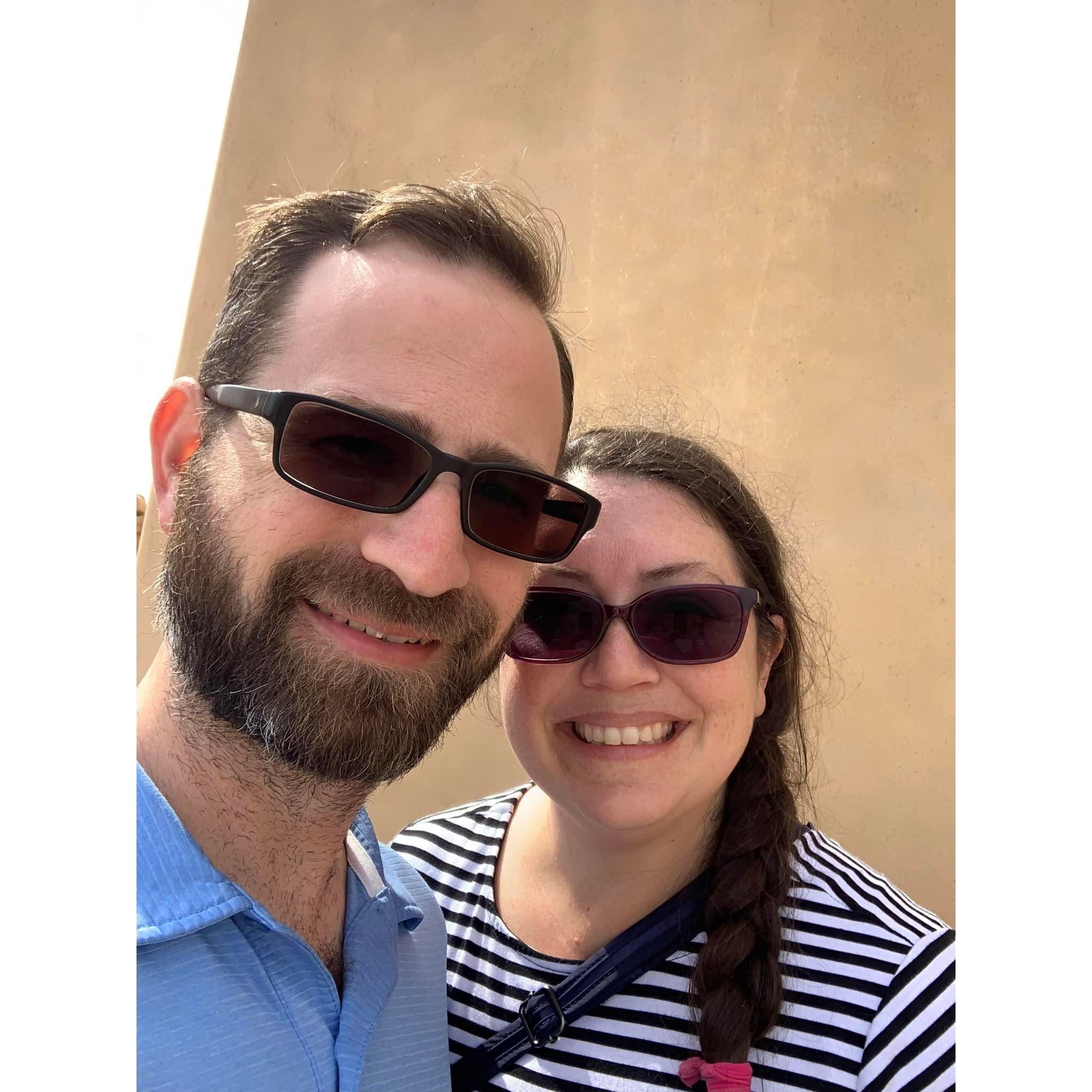Our first international trip to Spain.