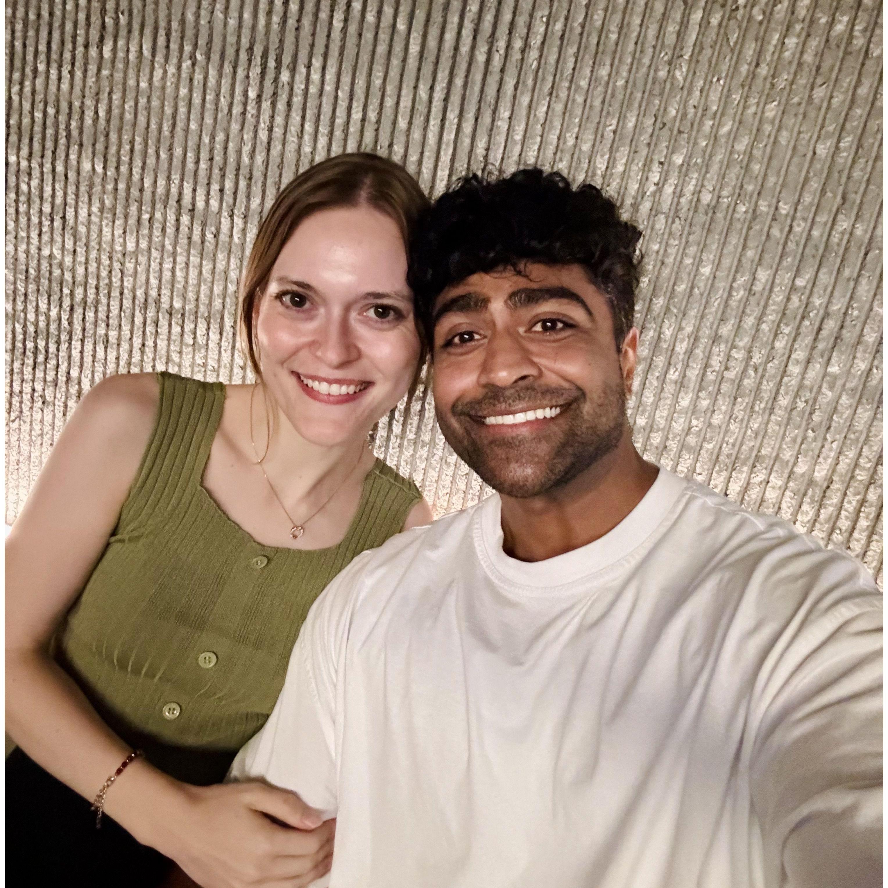 The day we became a couple.