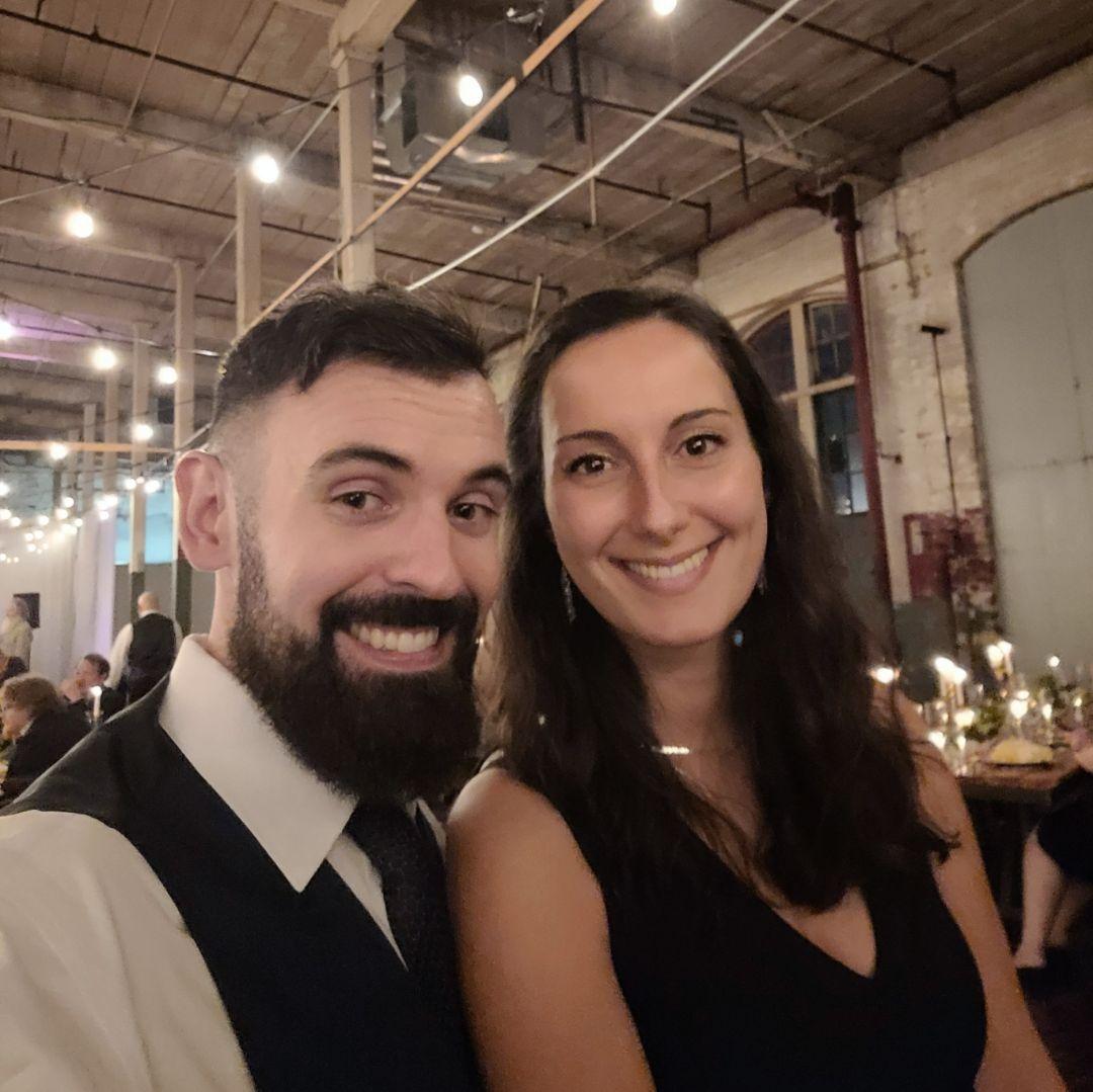 Our first wedding together :)