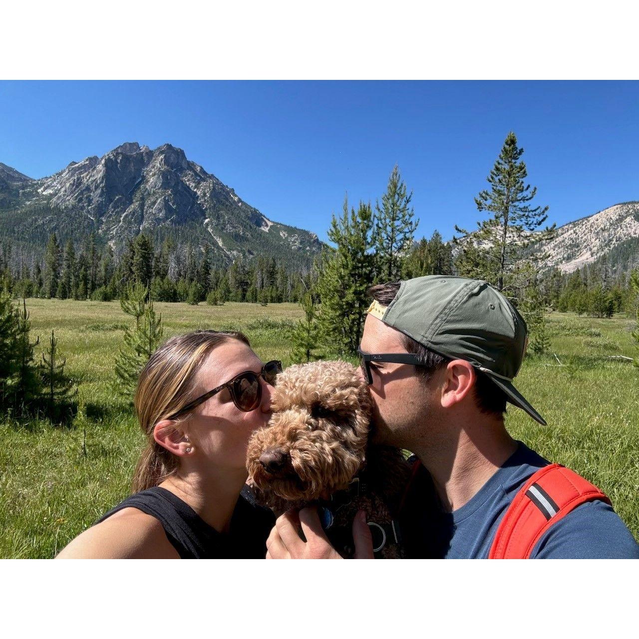Hiking with our best friend
