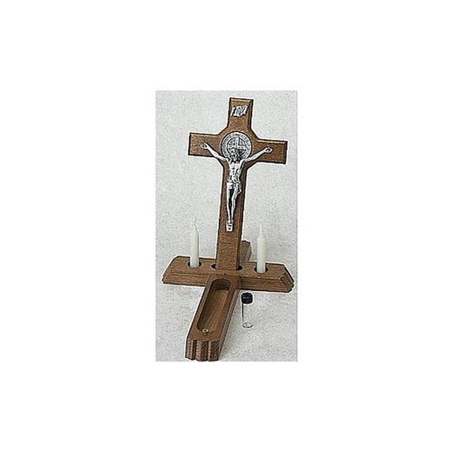 St. Benedict Sick Call Set Crucifix - 12 inch