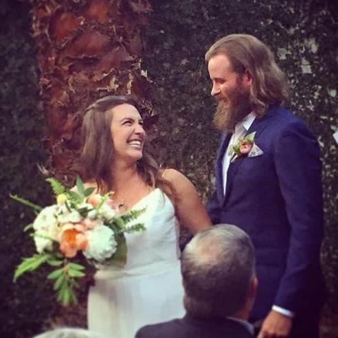 That moment after our I do's :)