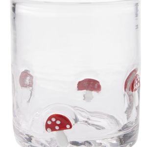 Charm Inlay Double Old Fashioned Glass - World Market (Mushroom)