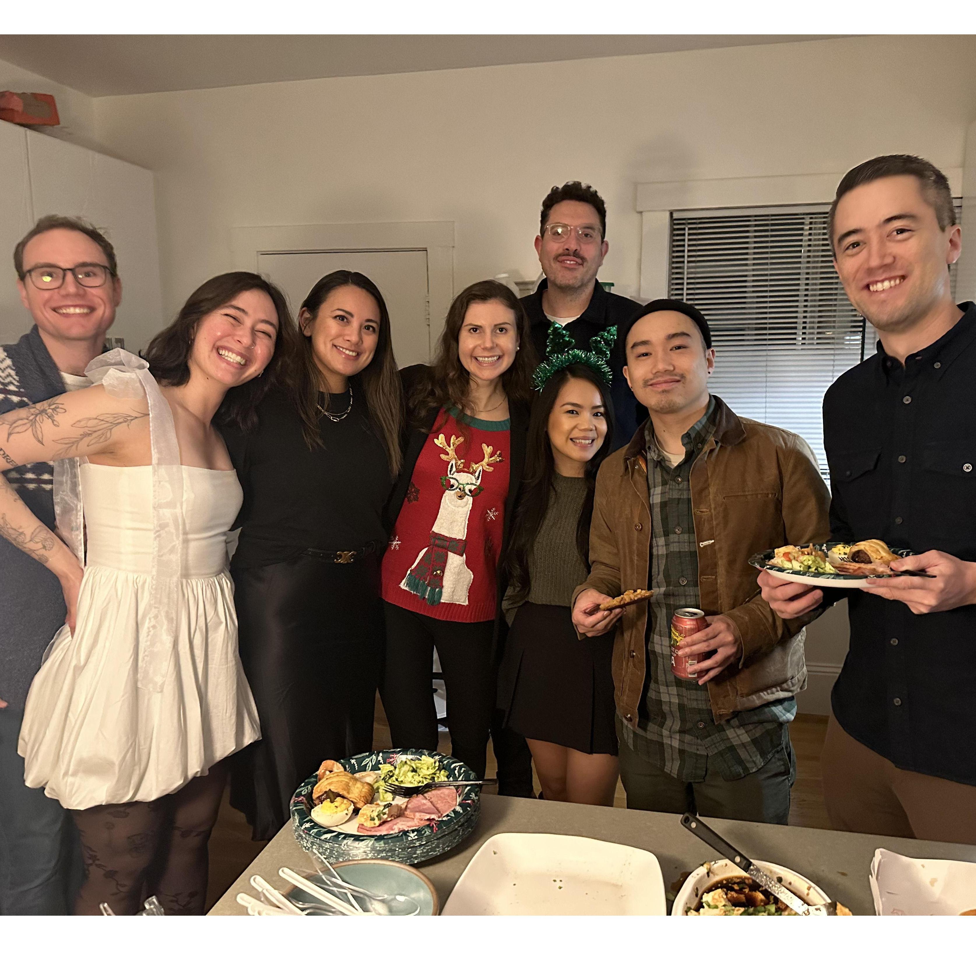 Astounding looking back at how many friends we hosted at our first apartment