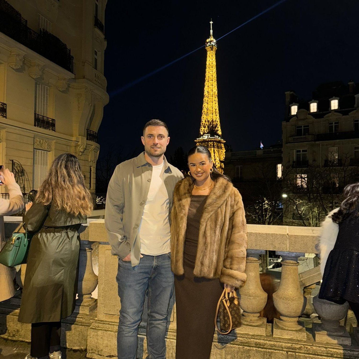 A night in Paris - a trip Ross surprised Kirstin with