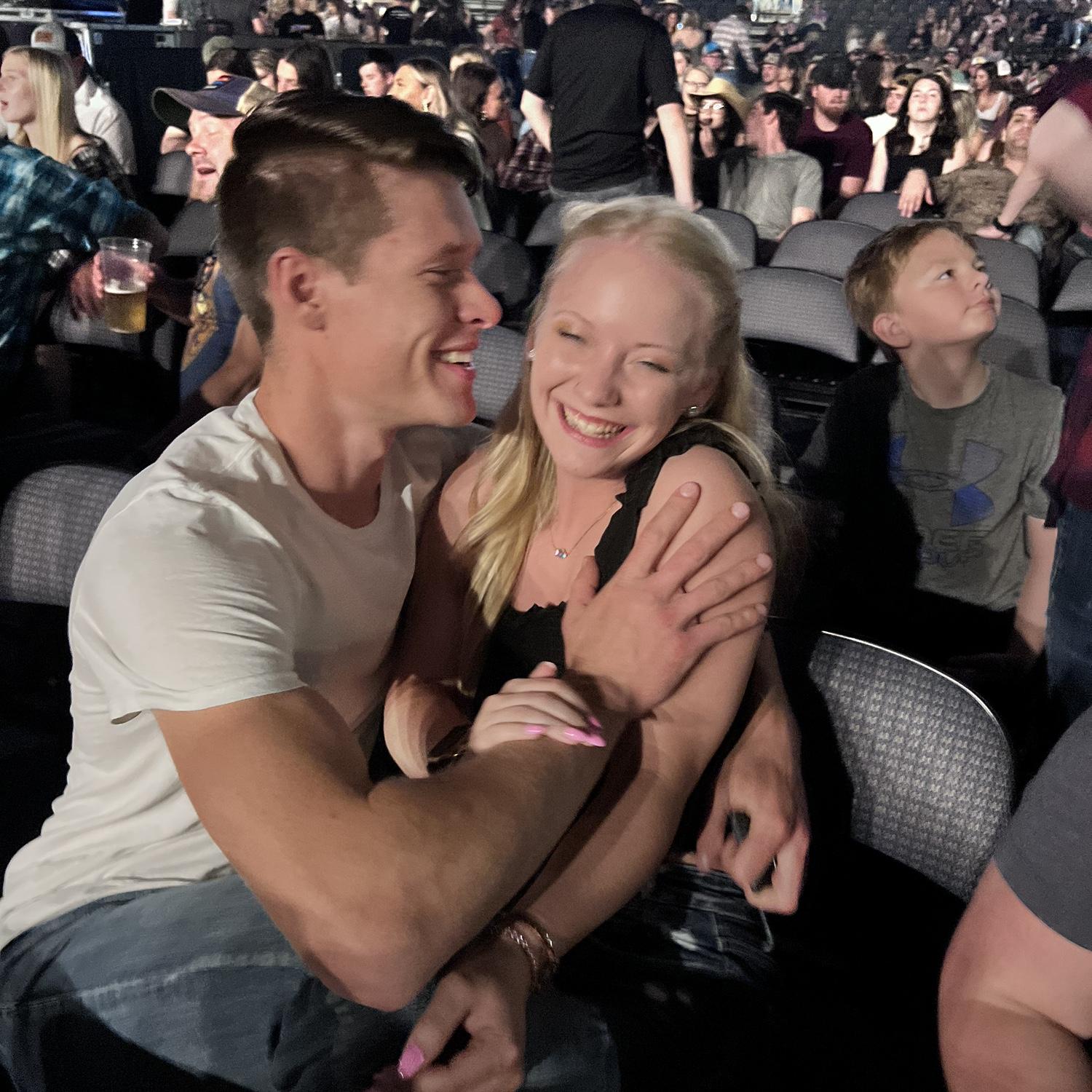 Our first concert together seeing Parker McCollum!