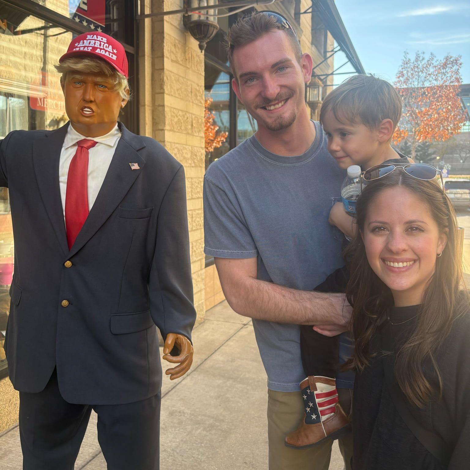 Sadie and I met President Trump during our trip to Branson.