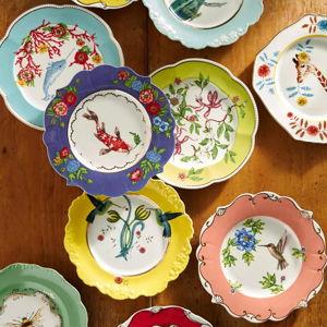 Lou Rota Mother Nature Dessert Plate Set