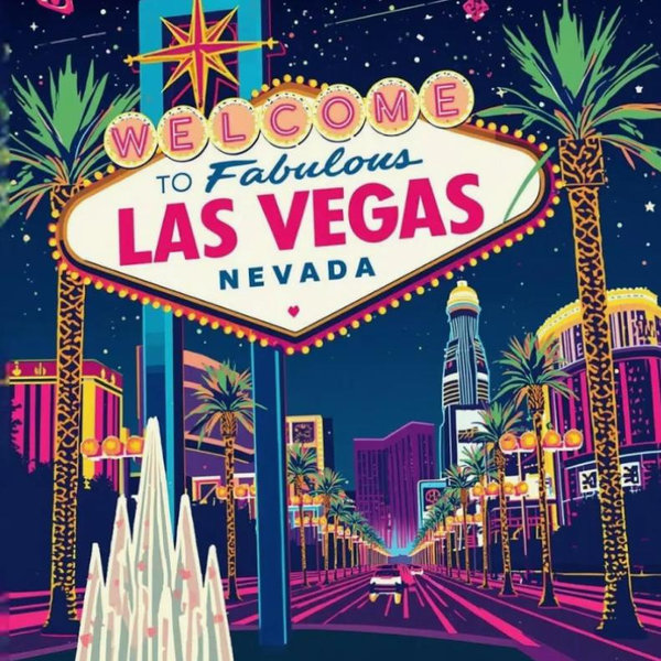 Las Vegas Show for the bride and groom