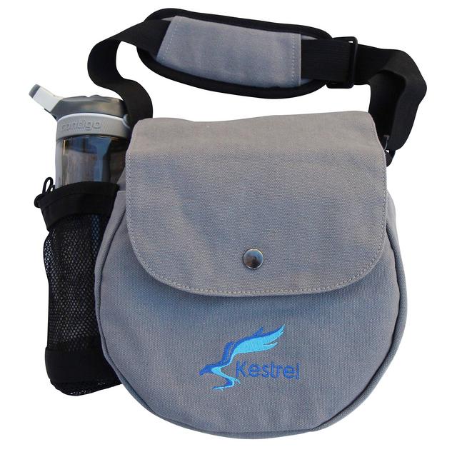Kestrel Disc Golf Bag | Fits 6-10 Discs + Bottle | for Beginner and Advanced Disc Golf Players | Extremely Durable Canvas | Disc Golf Bag Set | Small Disk Golf Bag