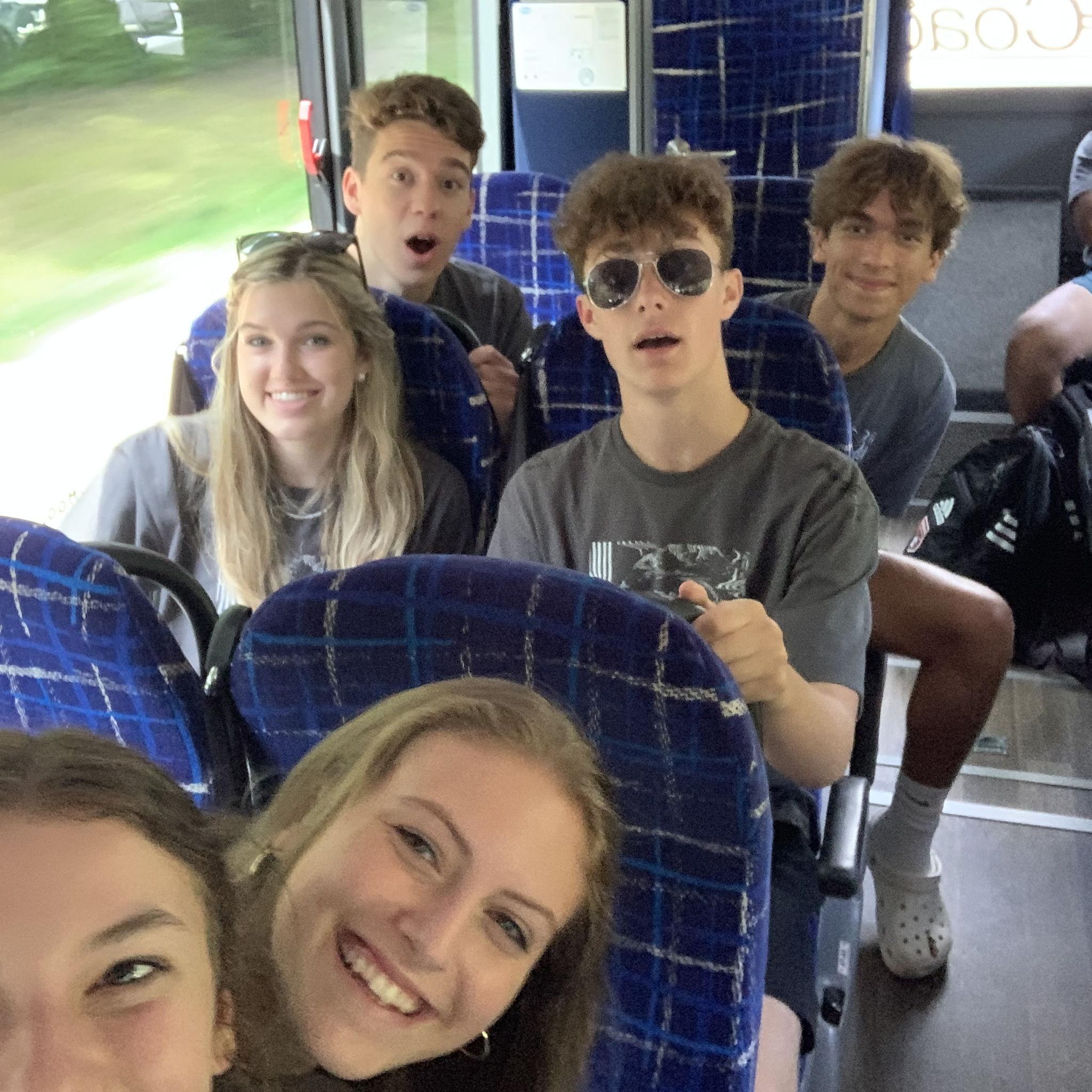 on our way home from summer camp