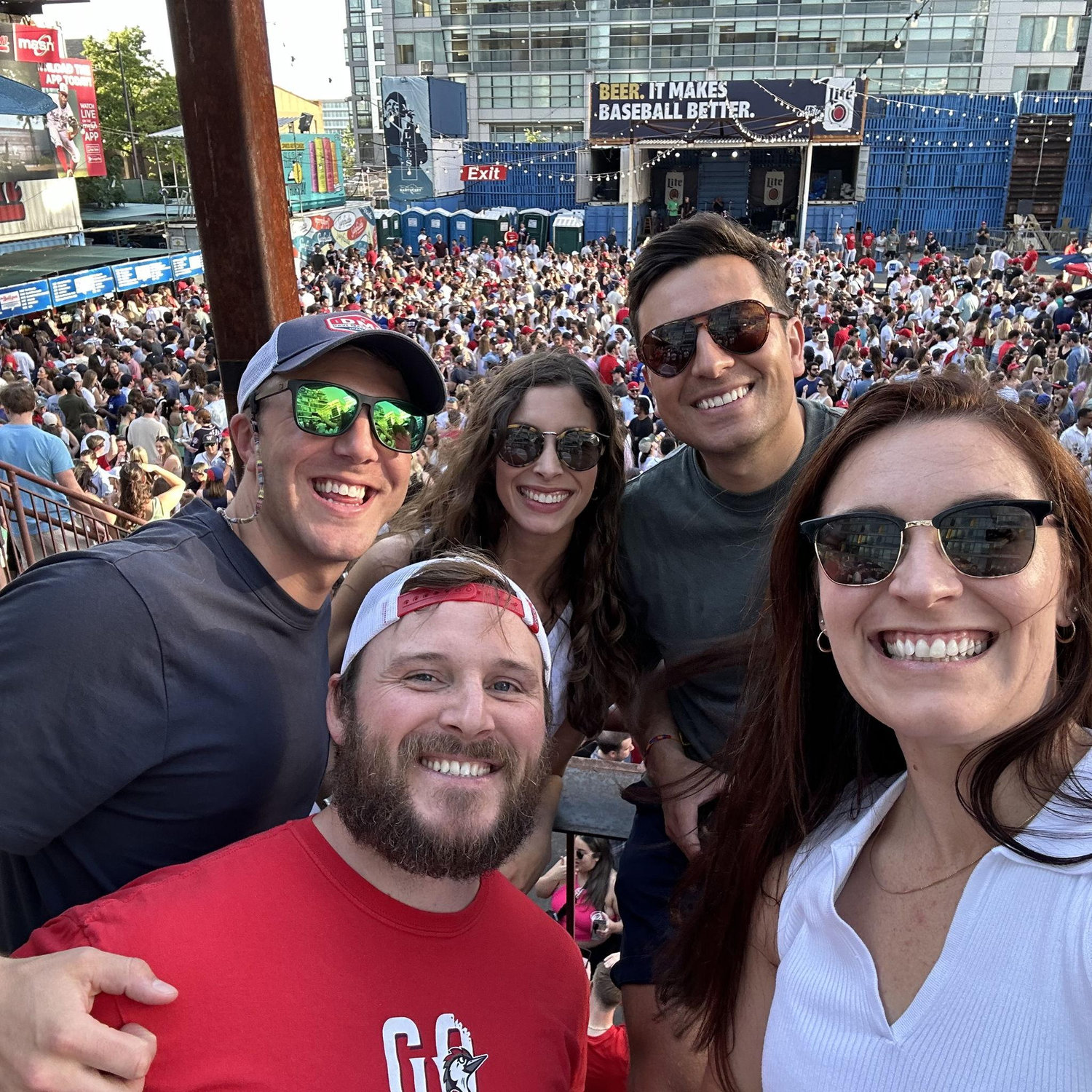 National's baseball game in DC with Friends