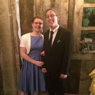 Our first official date. Friday the 13th in April 2018. We looked like such little nerds!