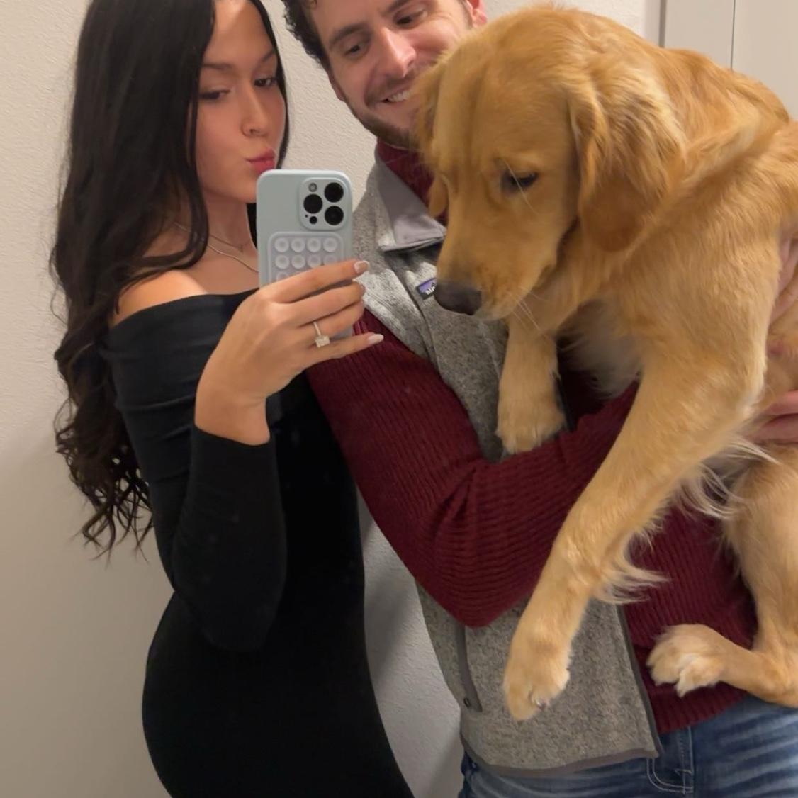 Friendsgiving fits but Louie wanted in the pic