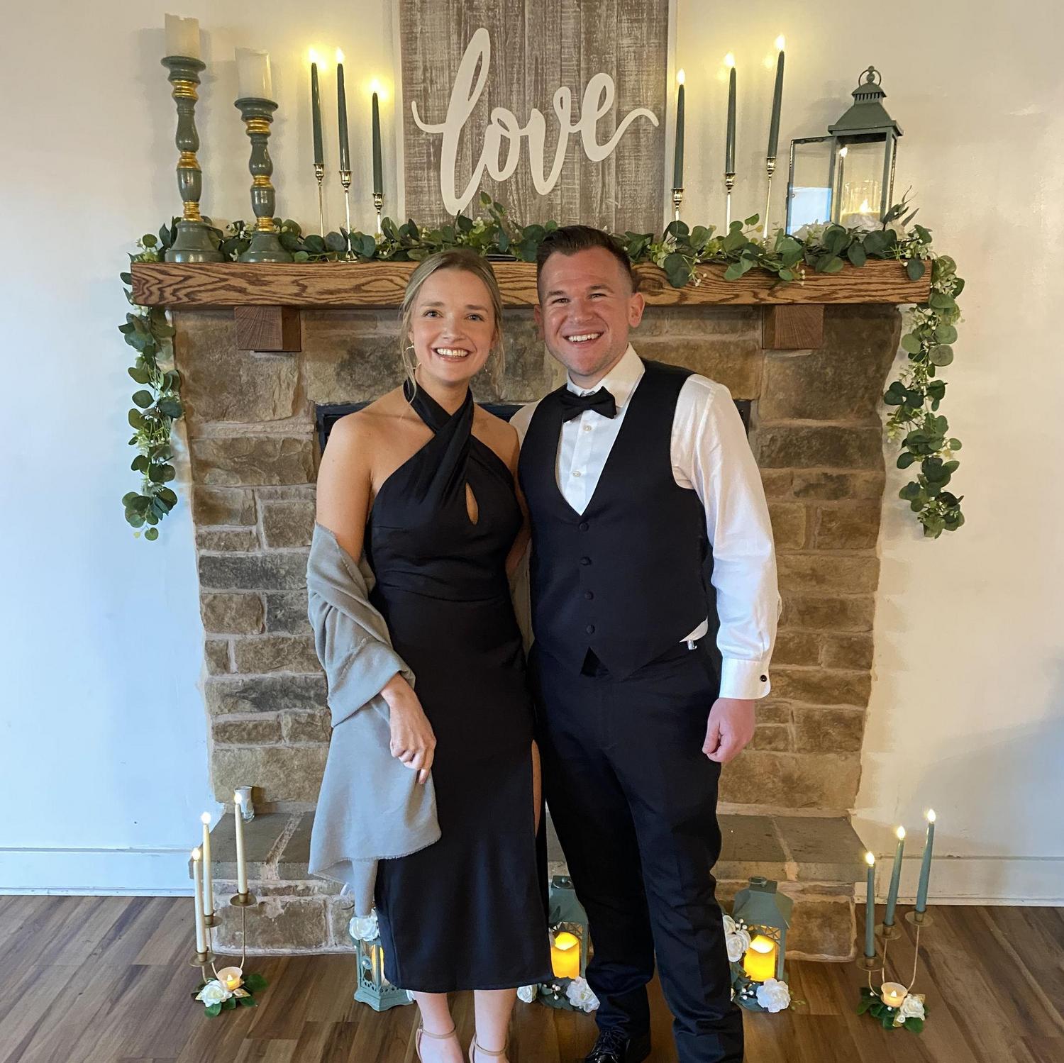 The first of many weddings we attended together.