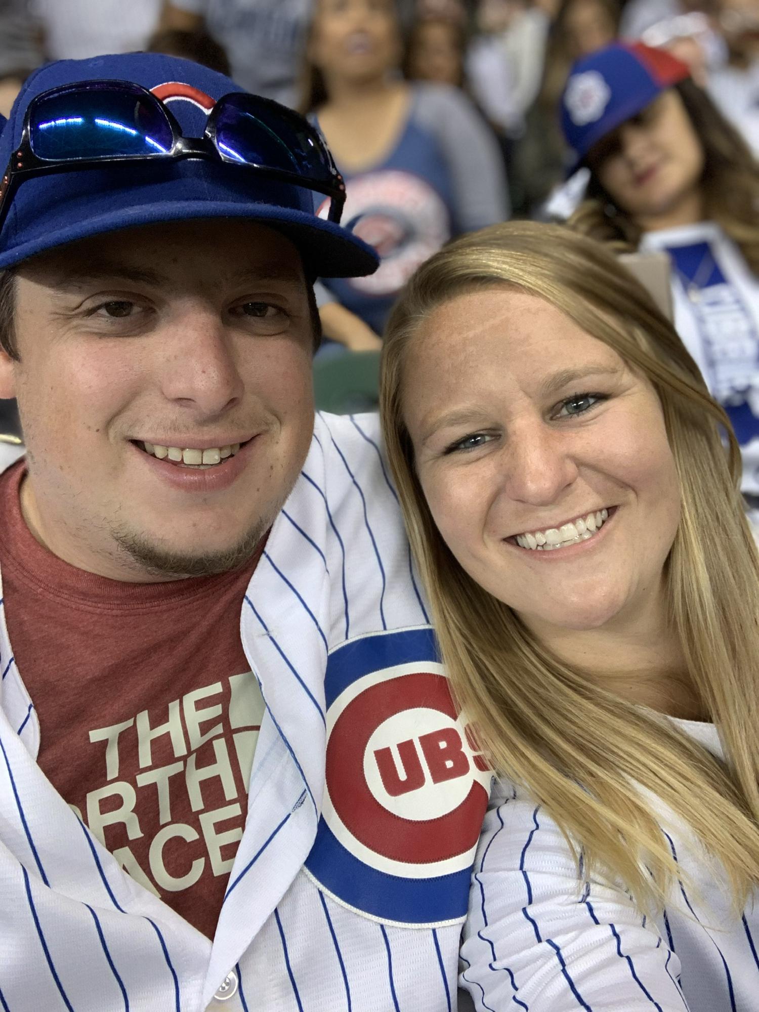 Cubs game at Brewers