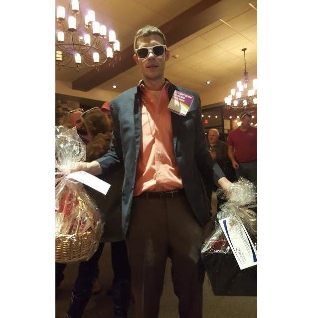 Jeff won big! Charity event casino night.