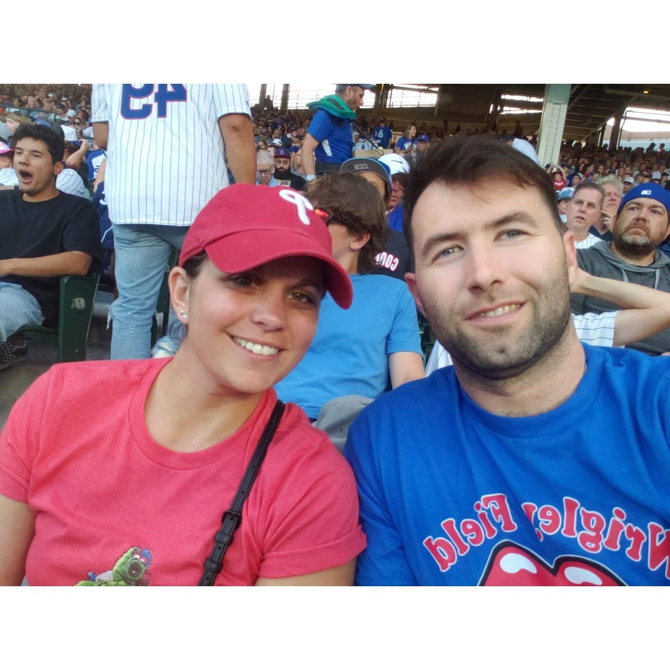 Phillies vs. Cubs (Wrigley Field... Phillies Won!)