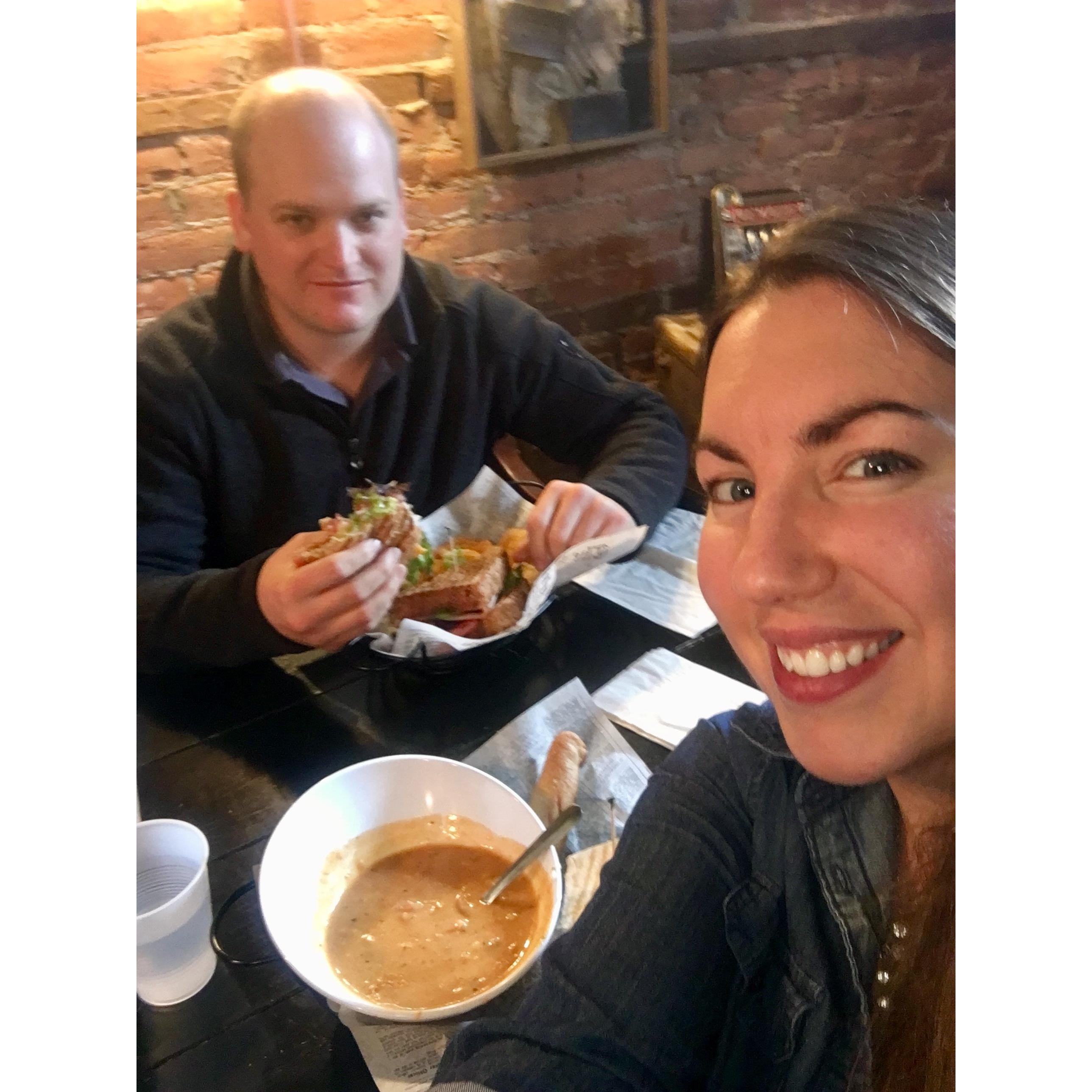 Jon's happy place: Simply Cafe in PDC, WI