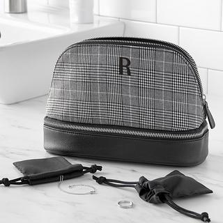 Personalized Glen Plaid Travel Organizer