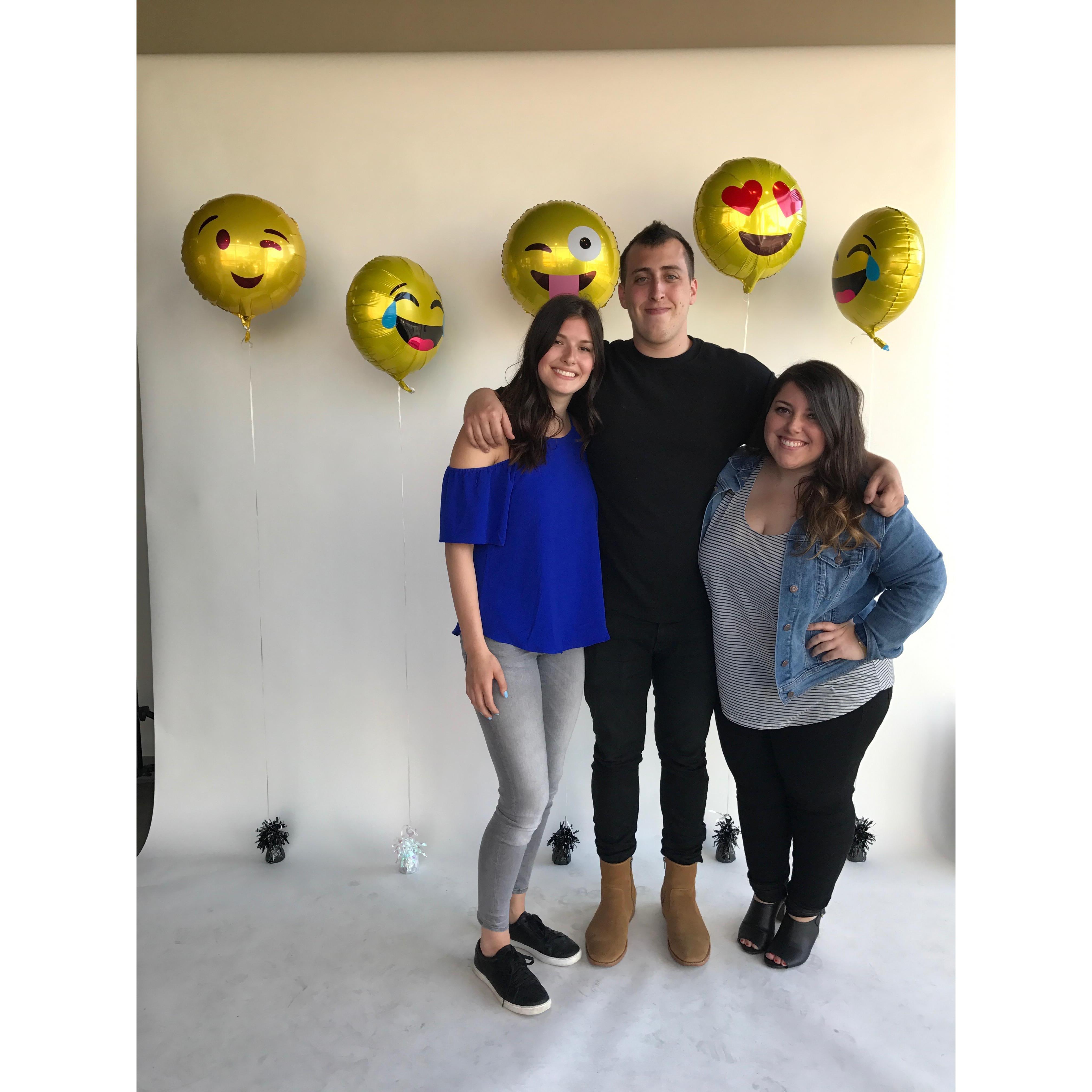 Natalie, Matthew, Sarah.