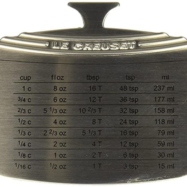 Le Creuset Stainless Steel Measure Magnet, 6 1/2" x 3 3/4"