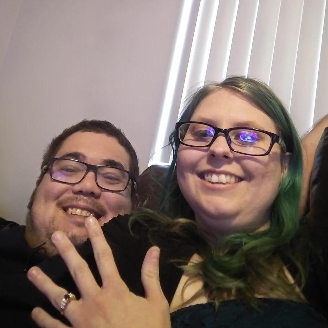 After we got home from the Easter party that he proposed on.