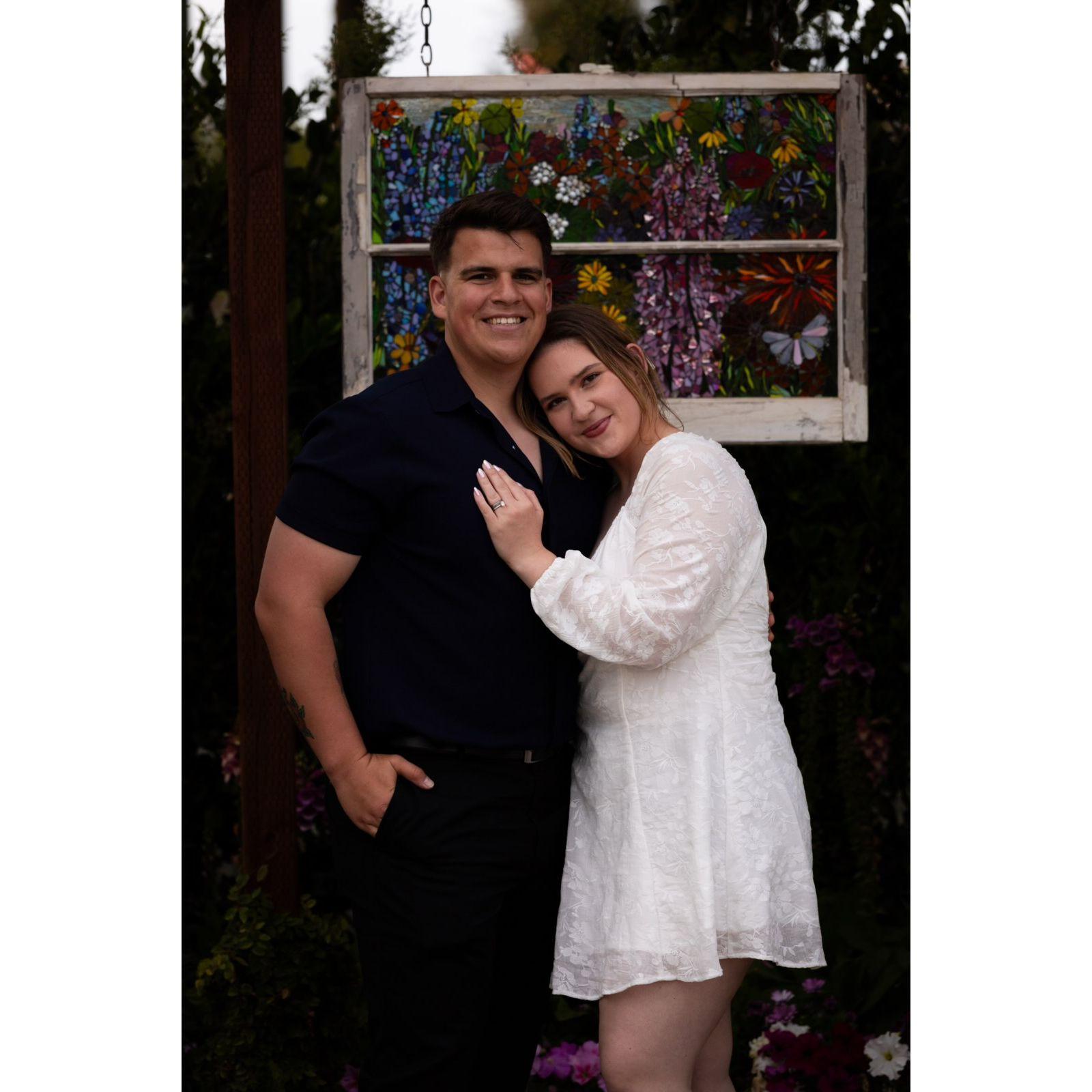 Quick photoshoot after we said I do!