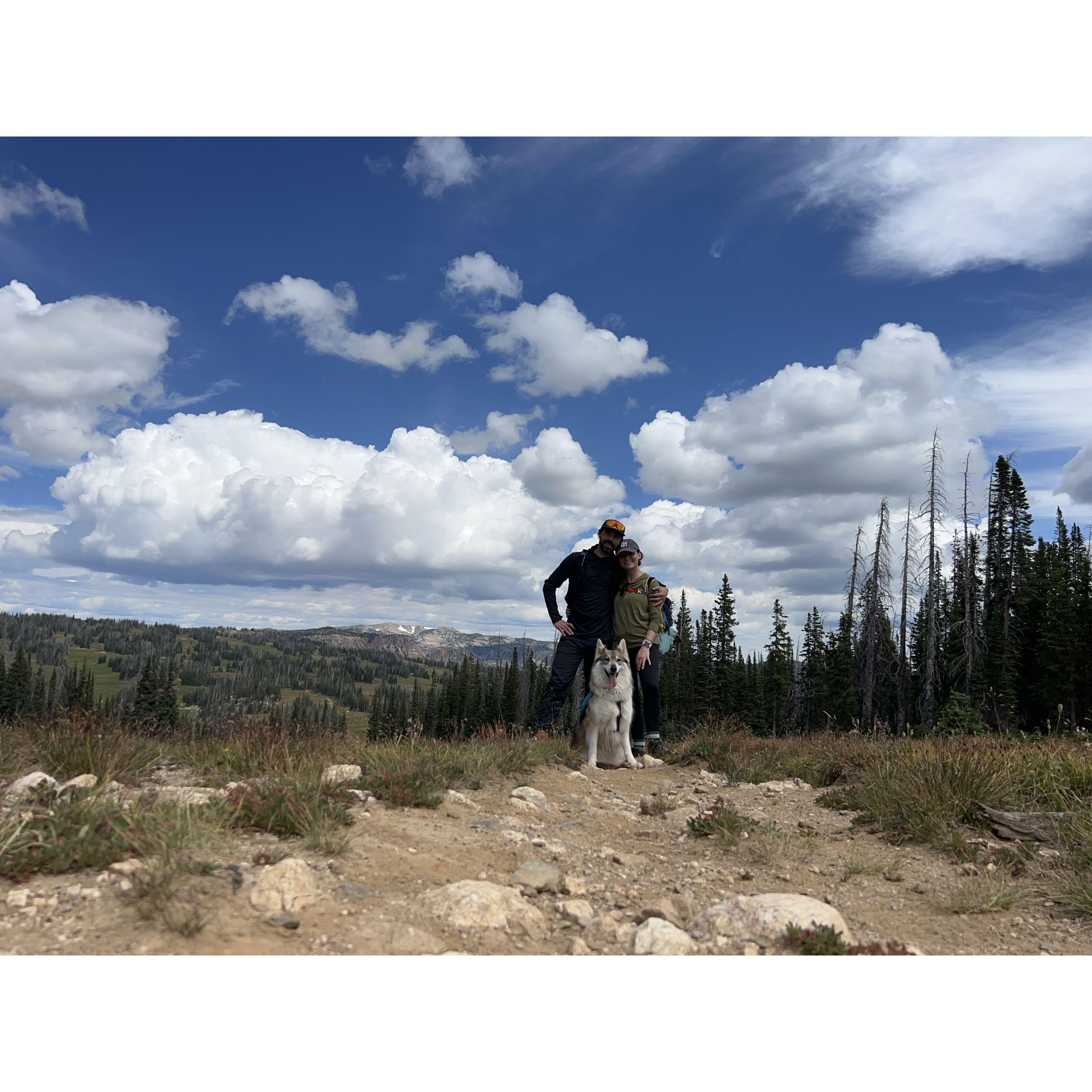 Hiking in the Colorado mountains