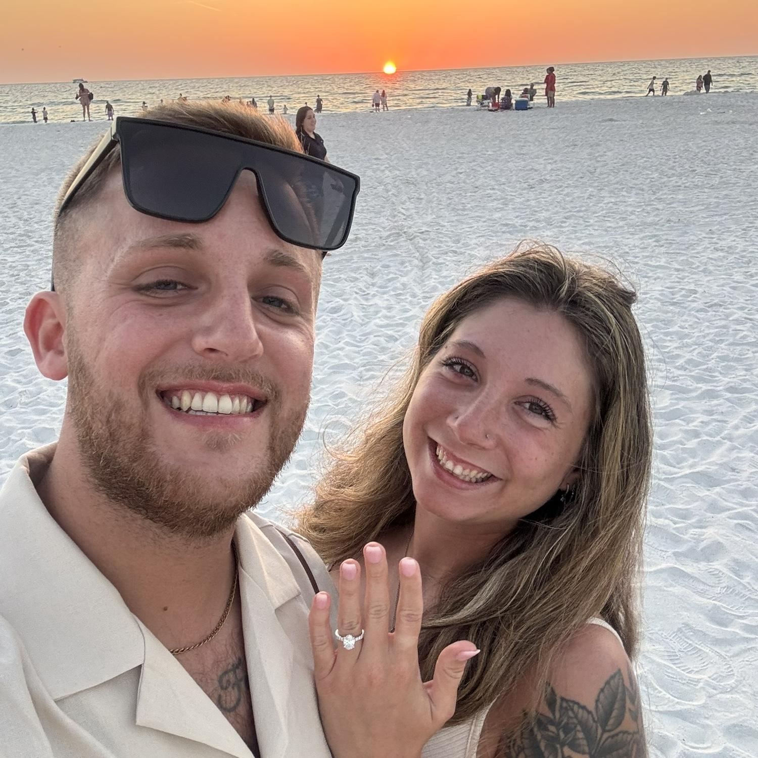 Freshly engaged!