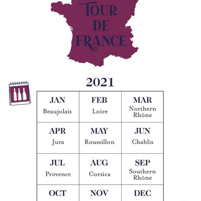 A Year in French Wine: Monthly Subscription