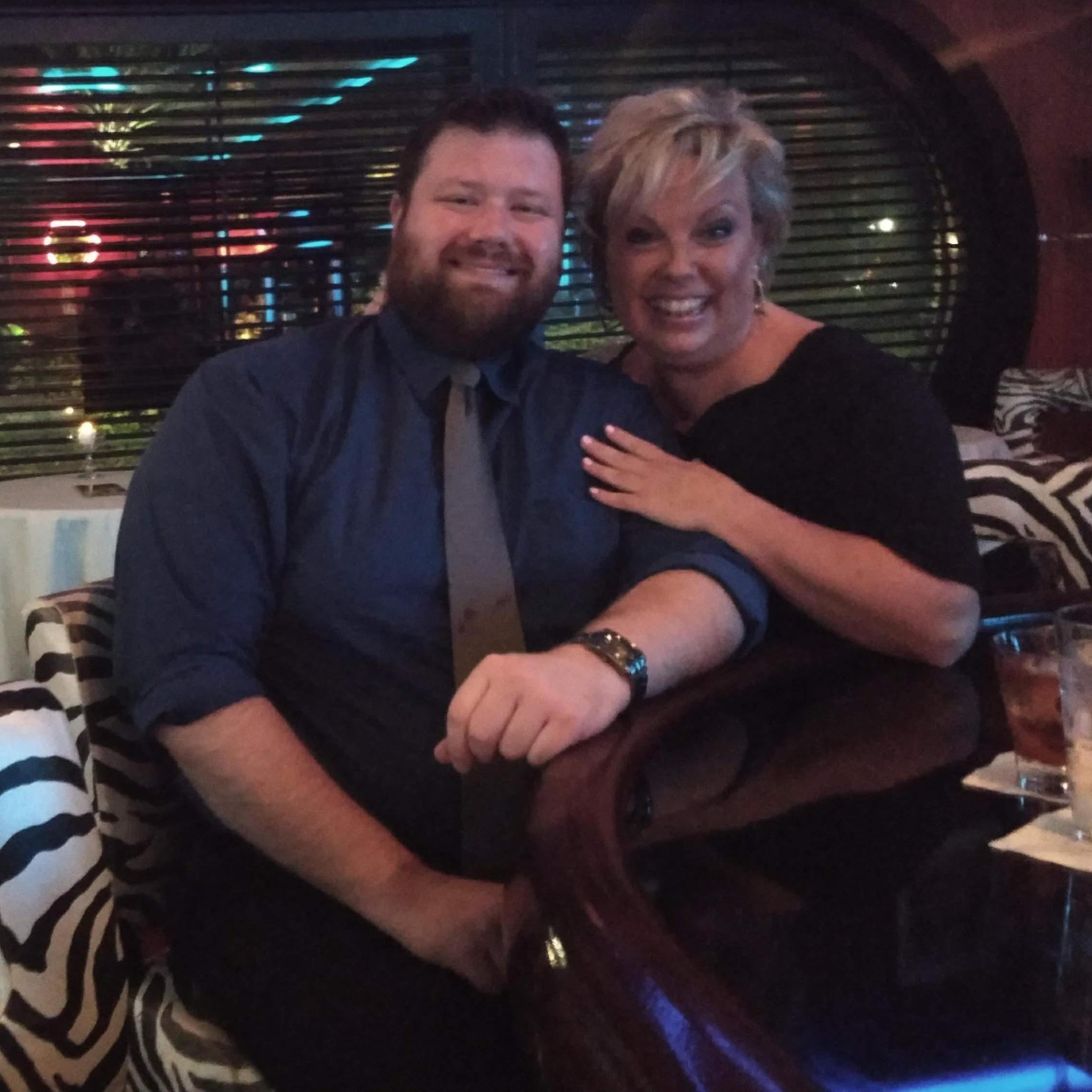 One of our first actual dates. We went to our favorite local bar (31 Supper Club) and danced to "Hallelujah."