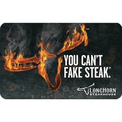 LongHorn Steakhouse $50 (Email Delivery)