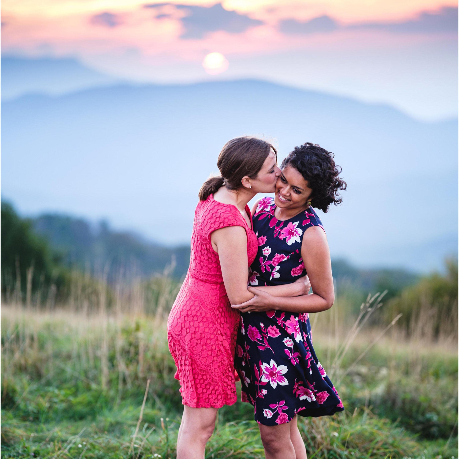 Engagement Shoot at Max Patch, NC.