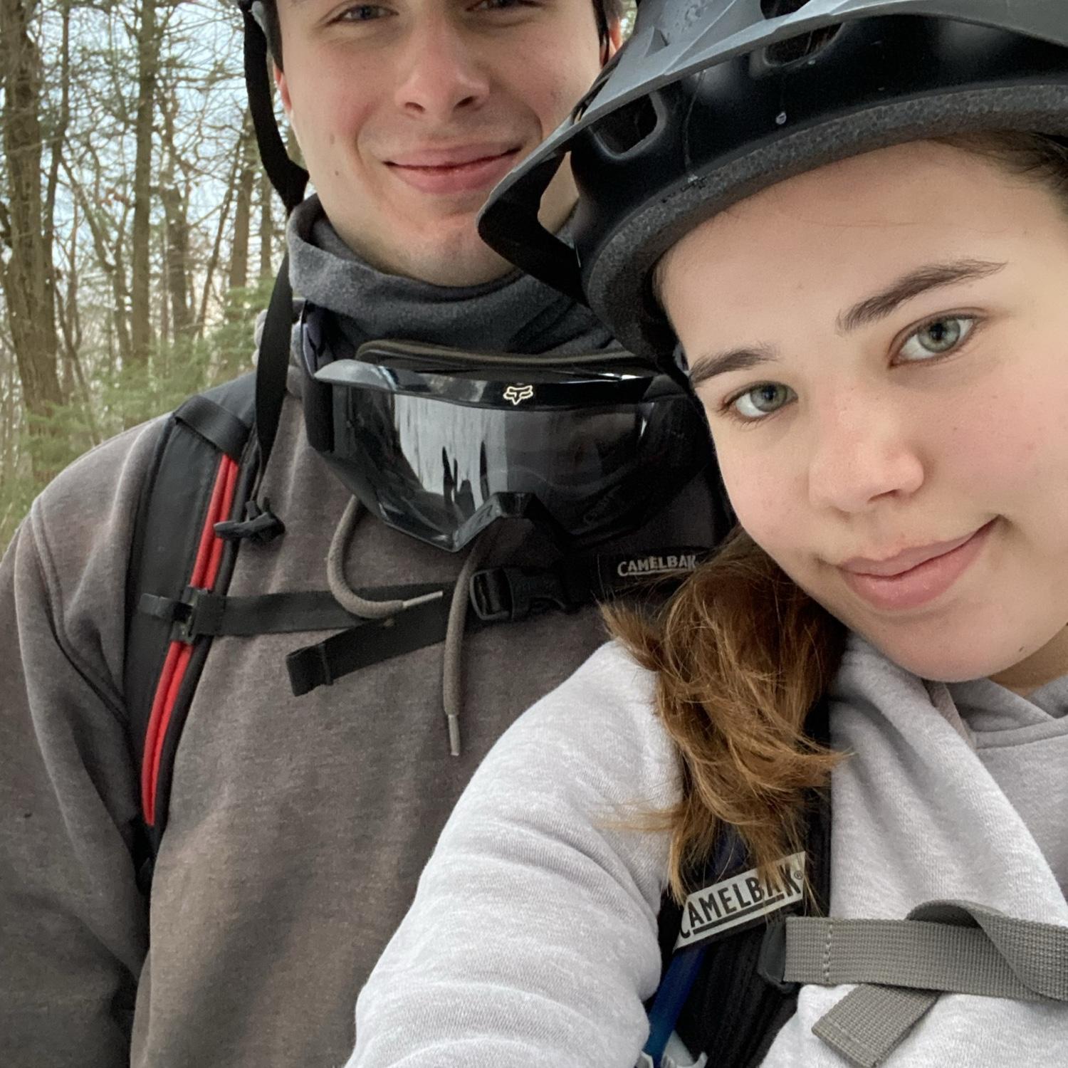 Mountain biking in the snow! Meriden, CT (December 2020)