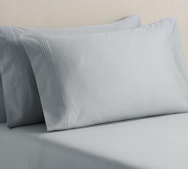500-Thread-Count Cotton Sheet Set, Queen, Gray