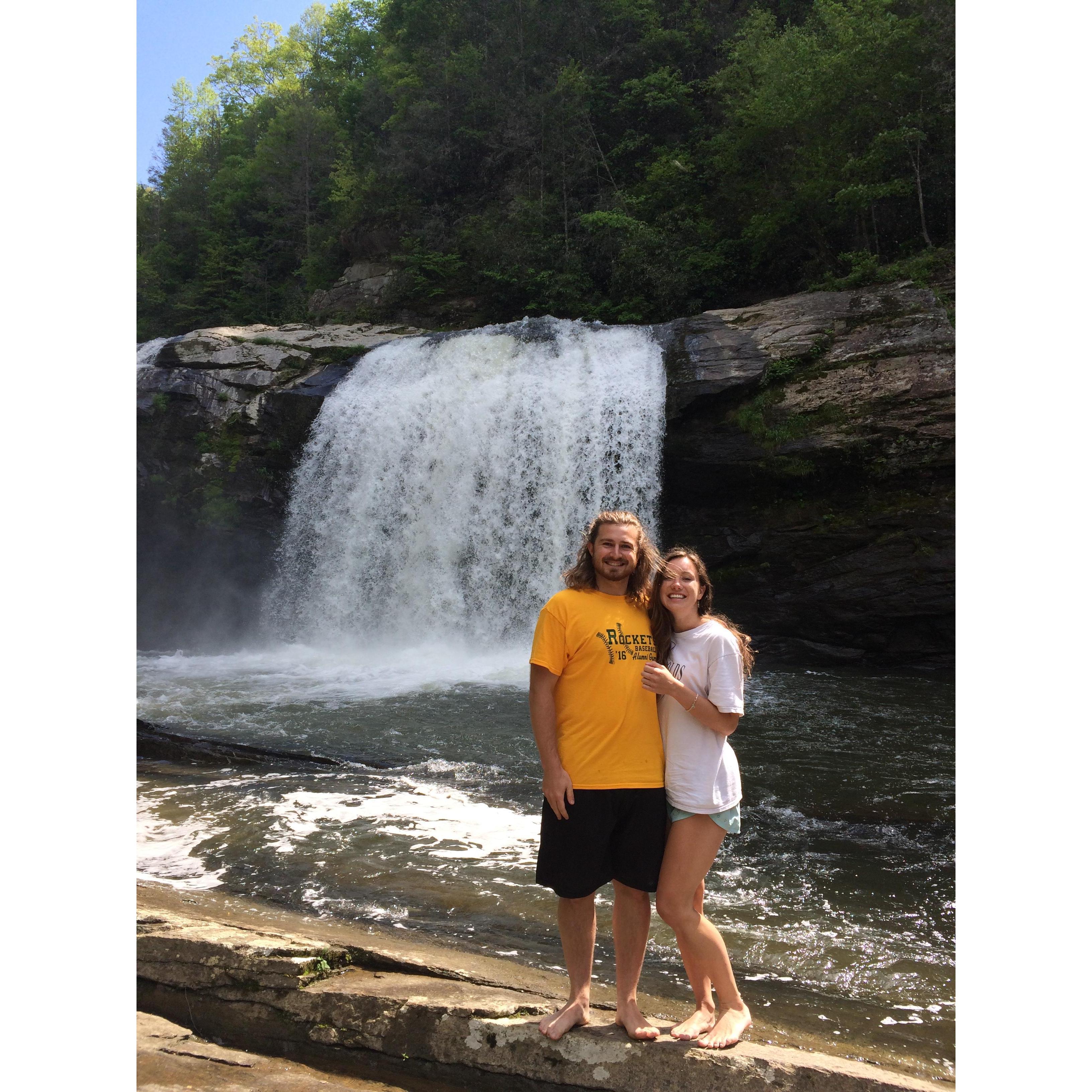 Our first trip to compression falls, NC