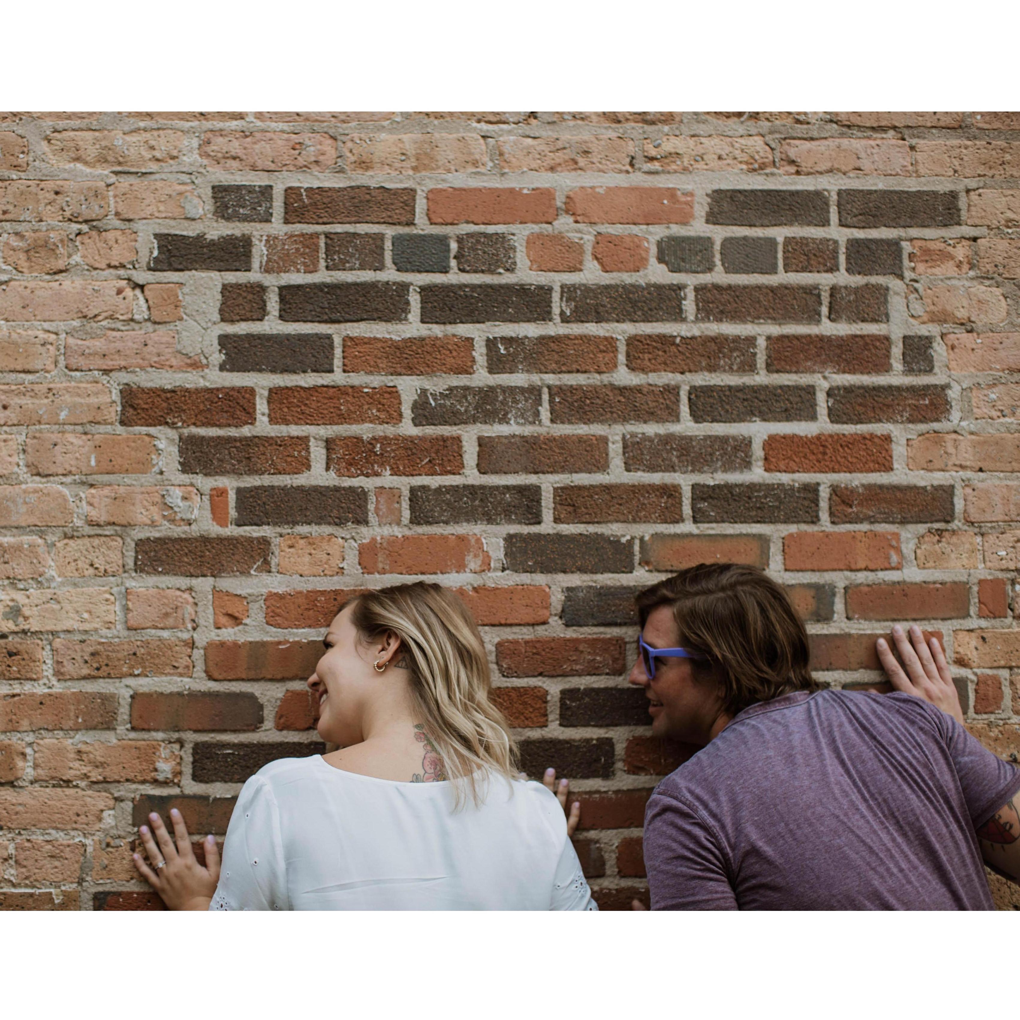 Platform 9 3/4? Engagement photos September 20, 2020