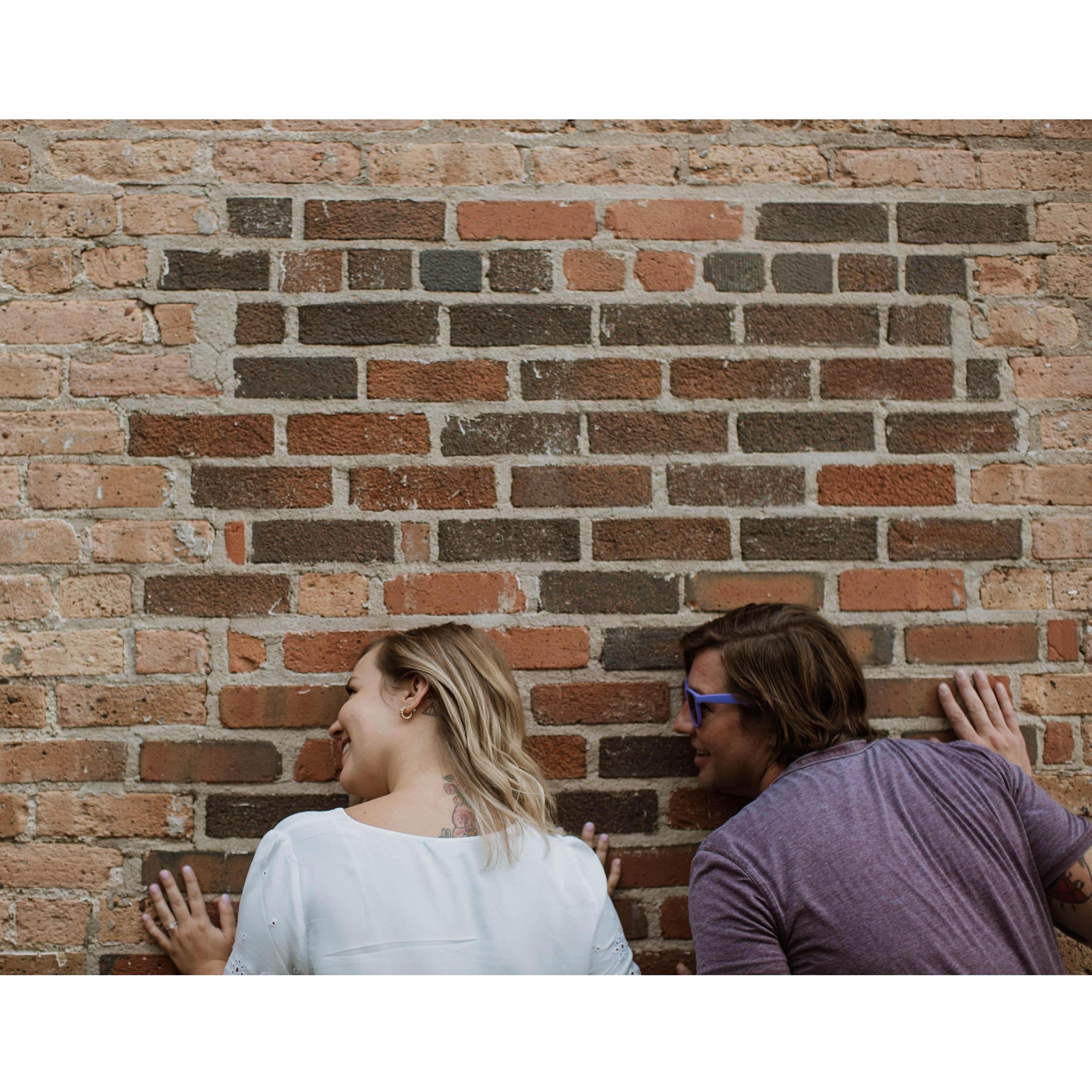 Platform 9 3/4?   Engagement photos September 20, 2020