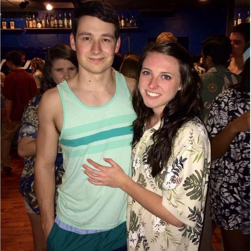 The themed parties weren't hard to come by as our relationship developed through college.