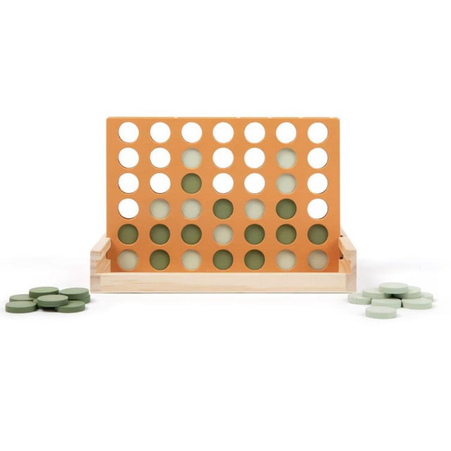 Wooden 4 in a Row Game