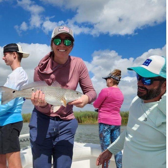 Nikki has proven to be the better at catching fish. - Venice, LA