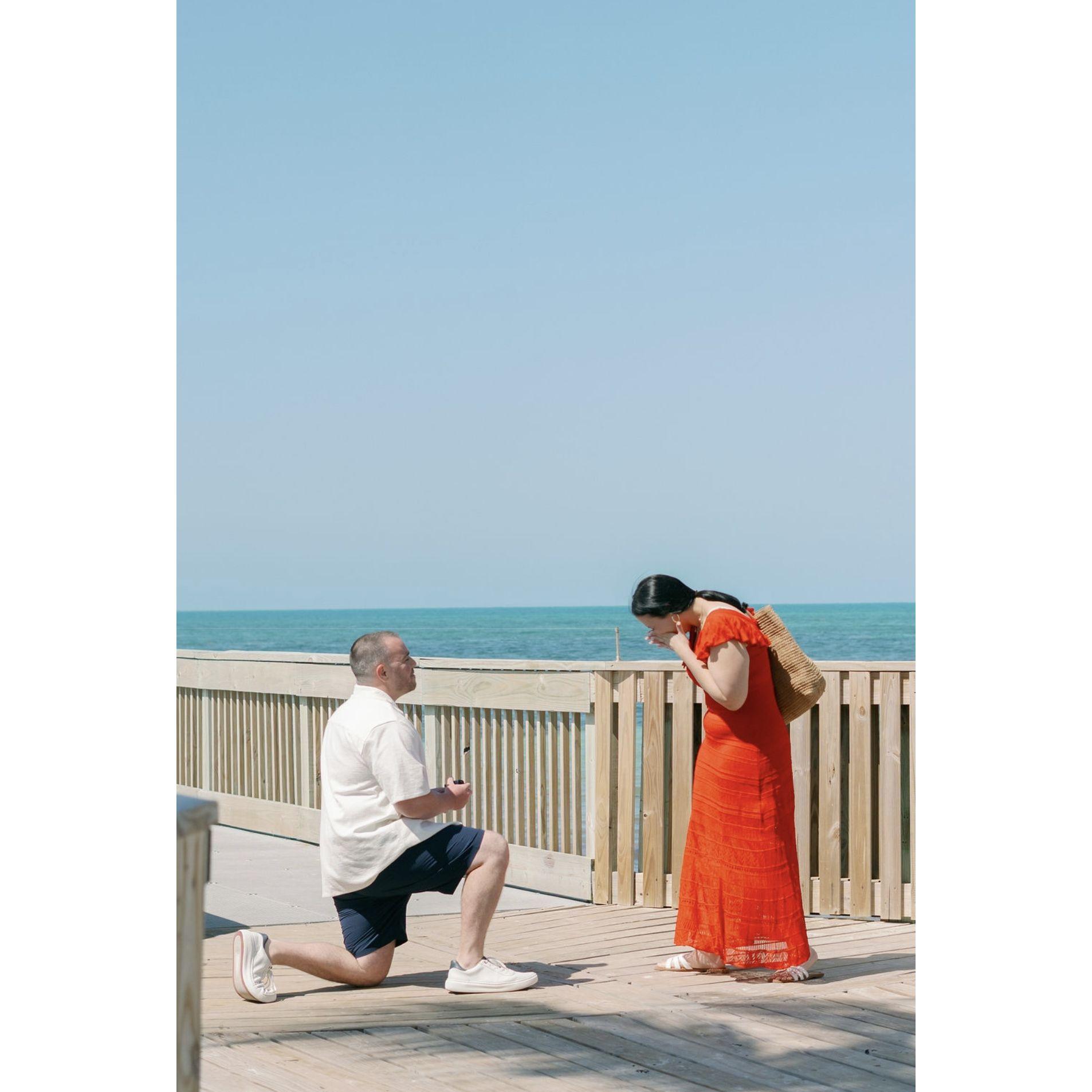 When julian popped the question!