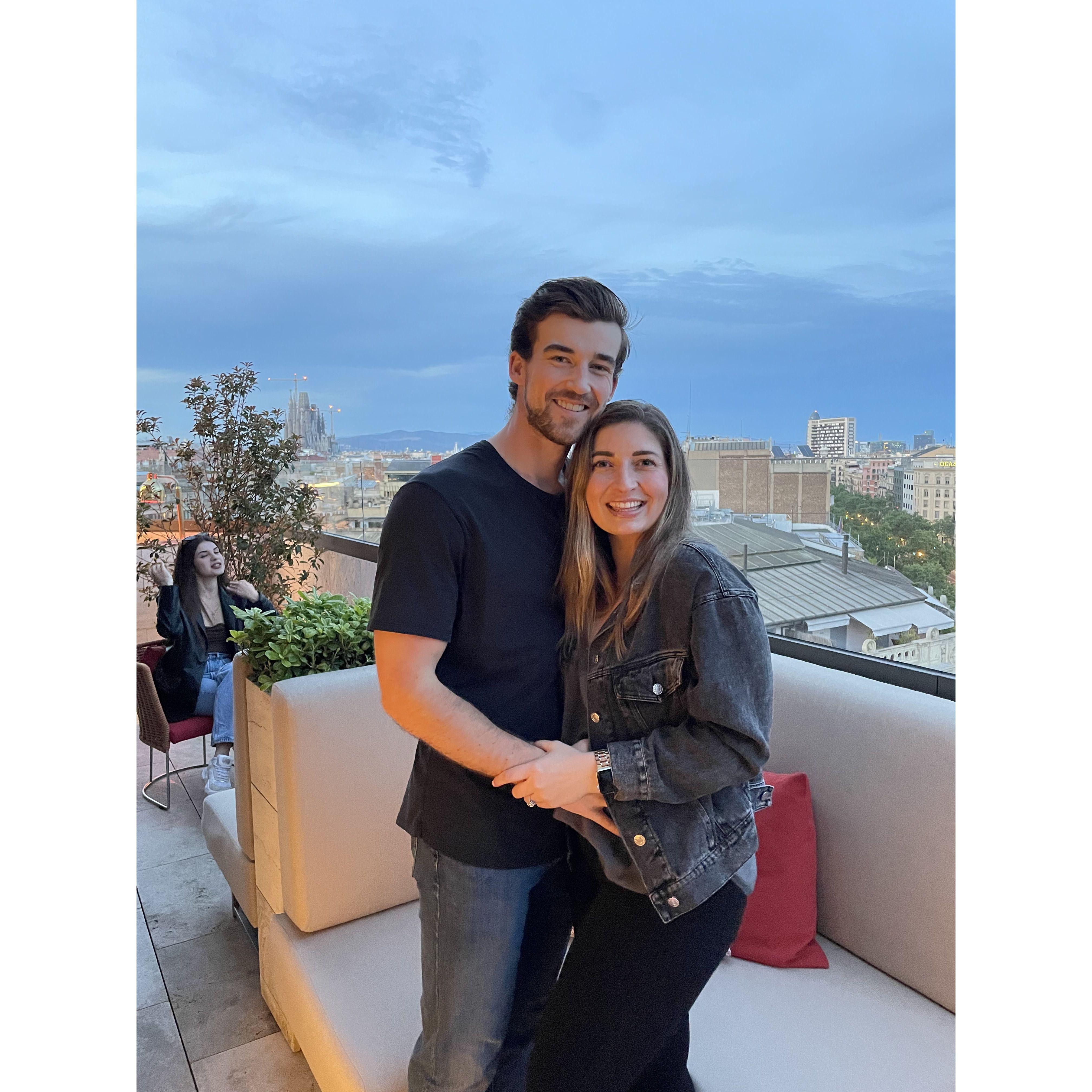 Our first International trip together to Barcelona, Spain