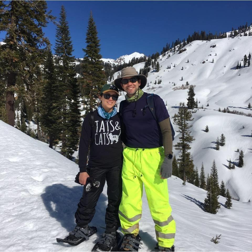 Snowshoeing in Lassen February 2020
