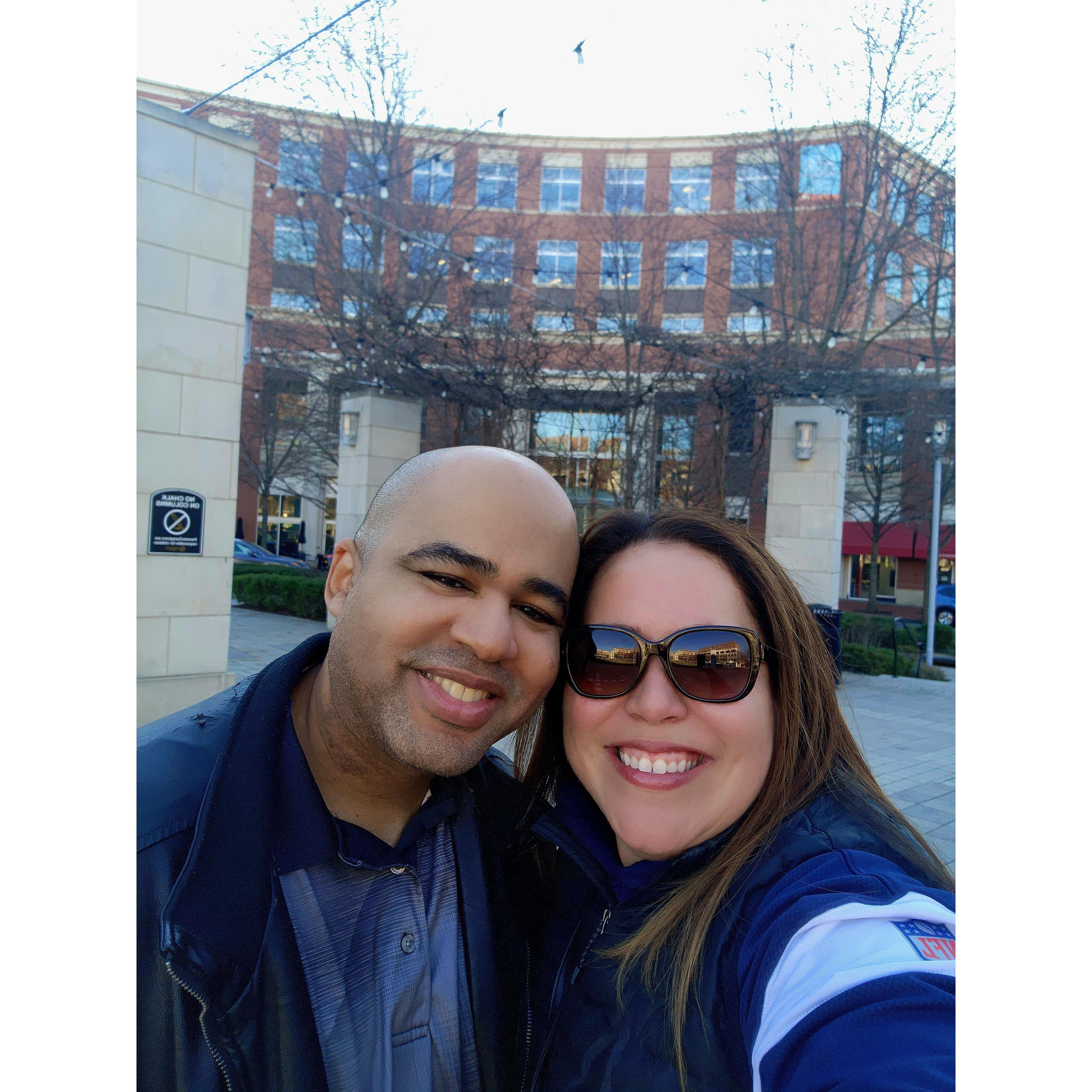 Joey's first time visiting Virginia!